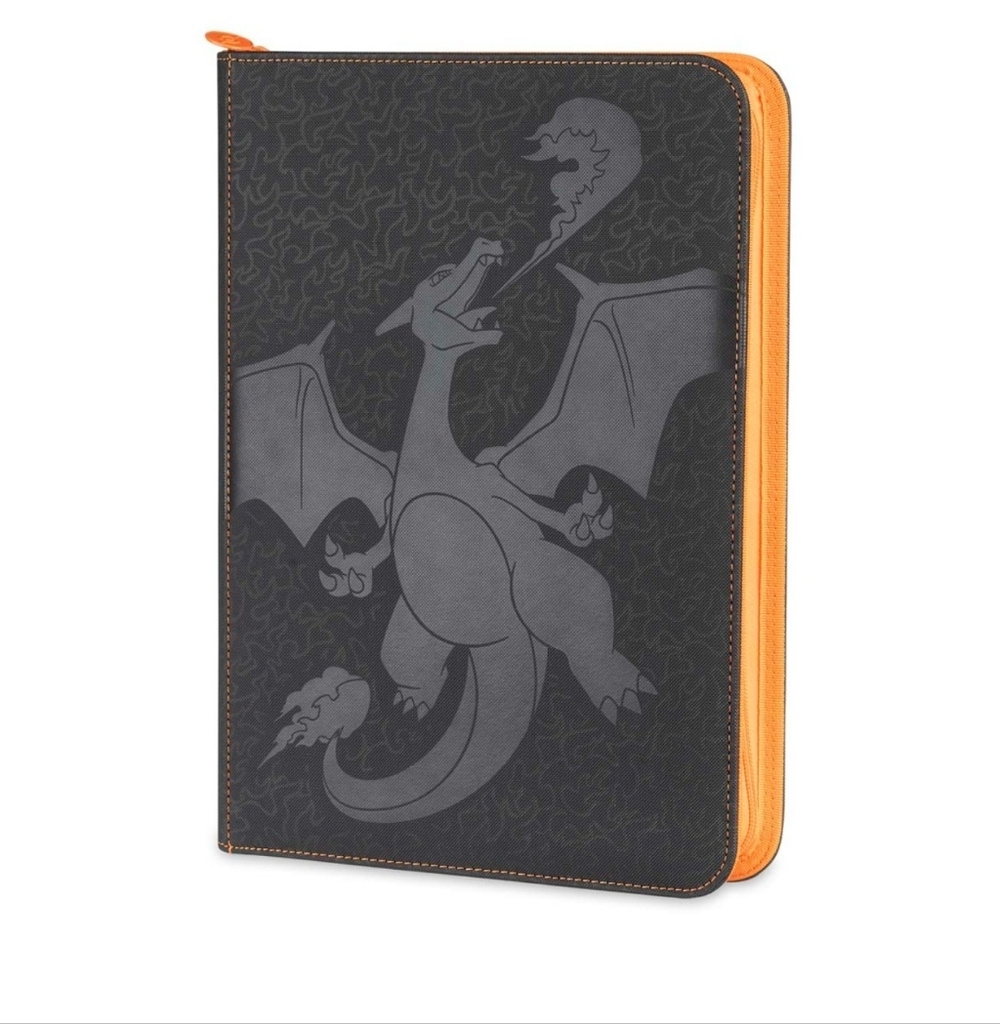 Pokémon TCG Scorching Charizard Premium Zip Binder Pokémon Center New Sealed